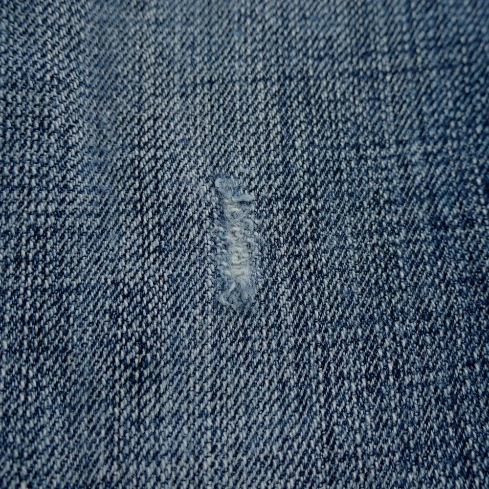Abercrombie Fitch Mens Jeans 31x32 Blue Bootcut Button Fly Heavy Ounce Vintage